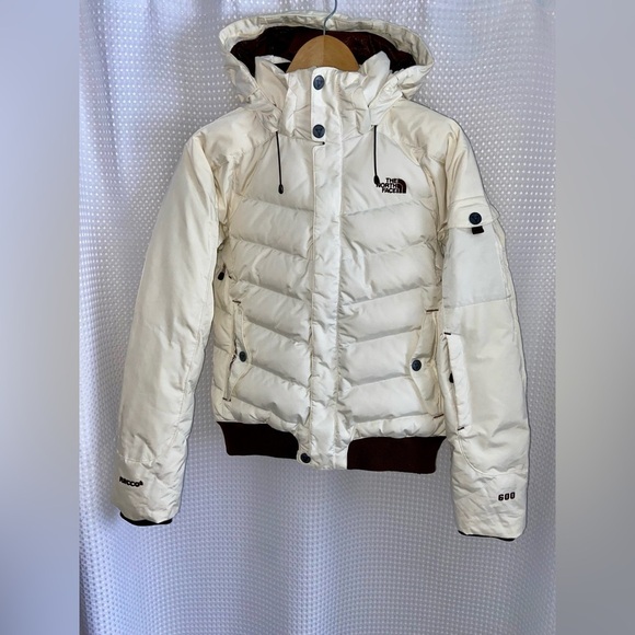 Women’s THE NORTH FACE 600 fill down Parka Arctic Bomber Jacket size small - Picture 5 of 17